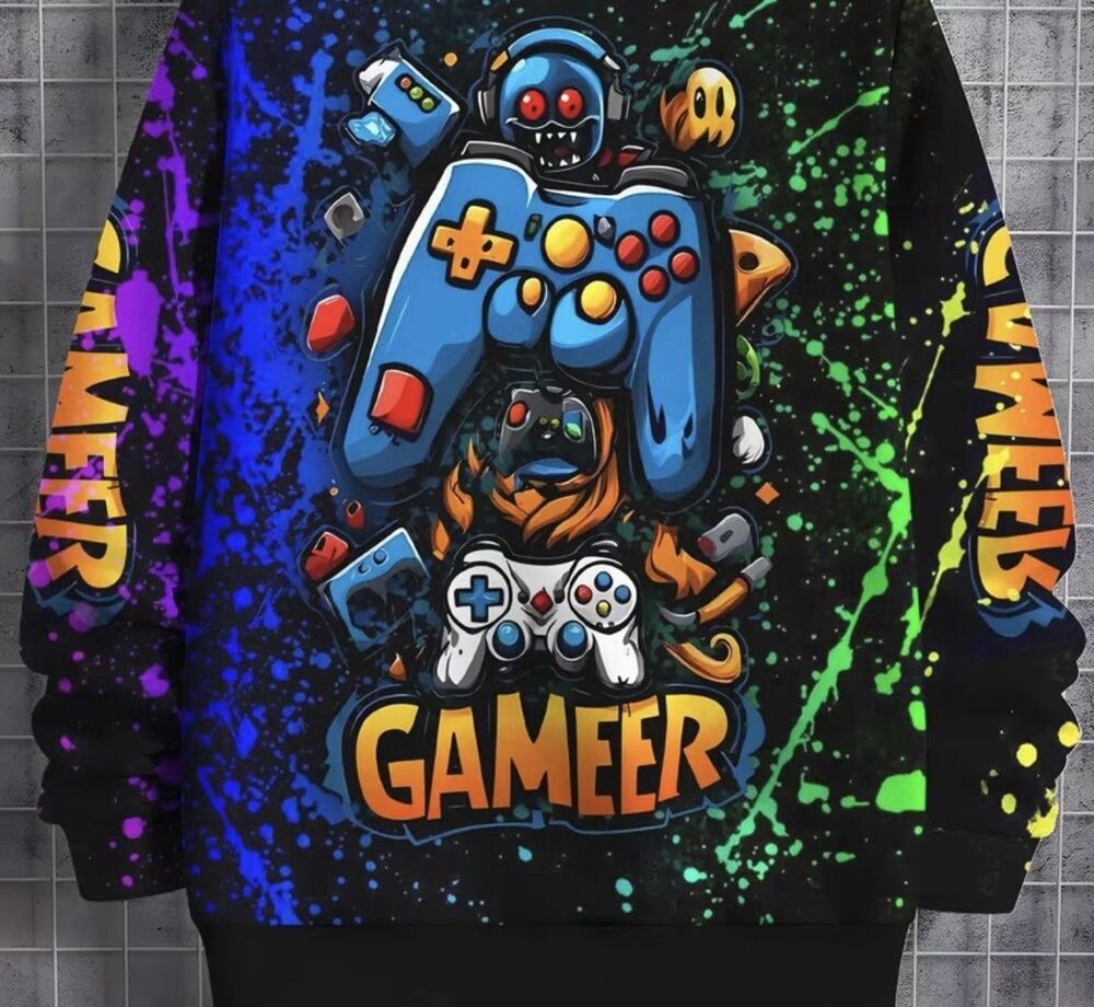 Gaming Hoodie For Age 12-14